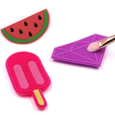 Wholesale cheap fruit cosmetic Washing Tools Silicone Make Up Brush Cleaner