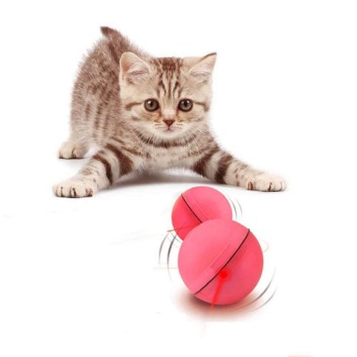 Interactive Cat Toy 360 Degree Self Rotating Ball Automatic Light Toy Pet Batteries Included Interactive cat laser toy