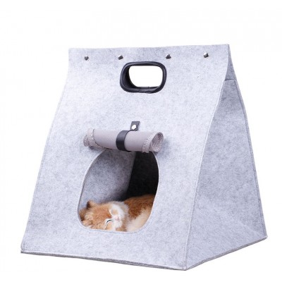 Luxury High-End Super Soft Double Pet Cat Dog House for Sale