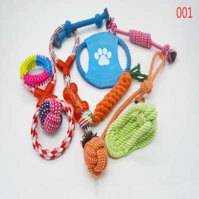 gift pet toy for dogs FREE assortment chew squeaky cotton rope dog toy set